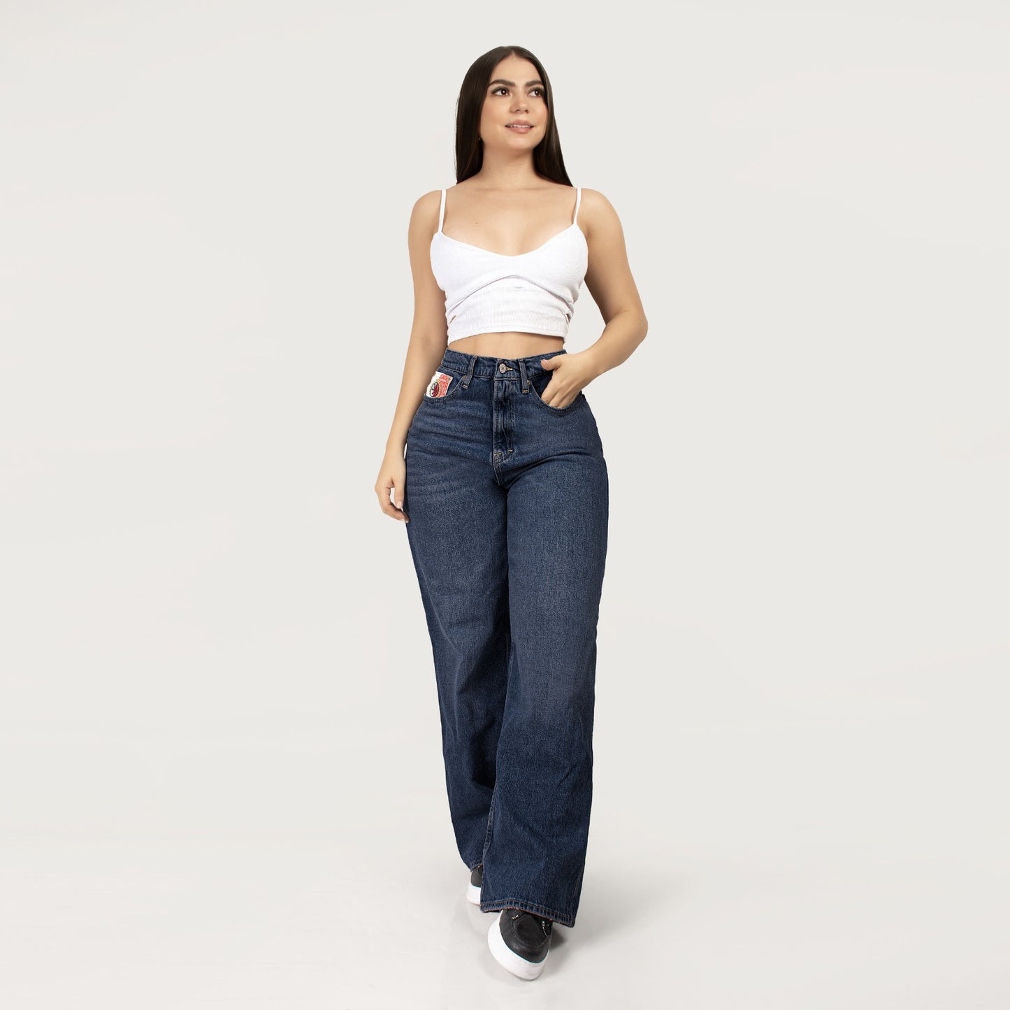 Jeans Premium Mujer TM-1545 Oscuro