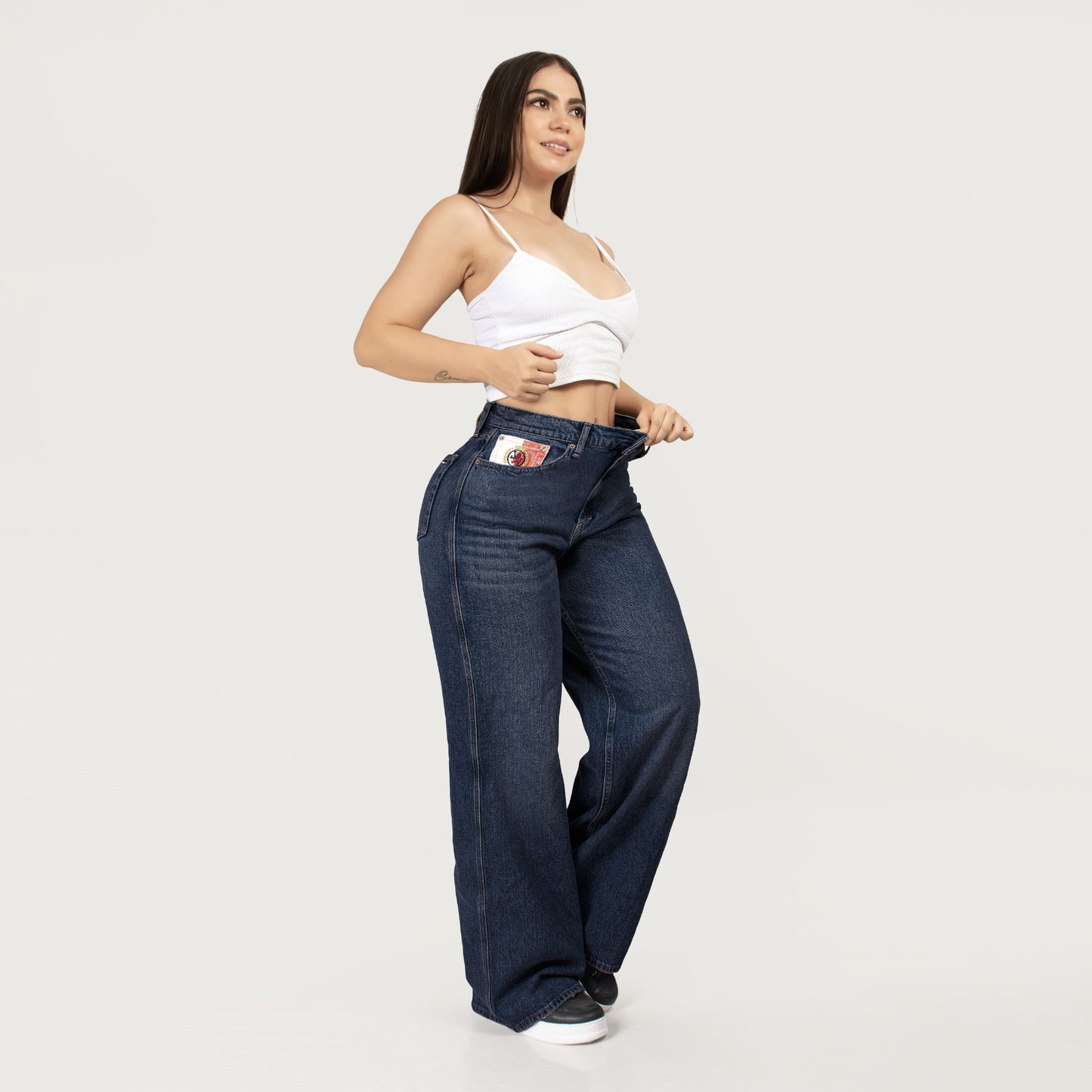 Jeans Premium Mujer TM-1545 Oscuro