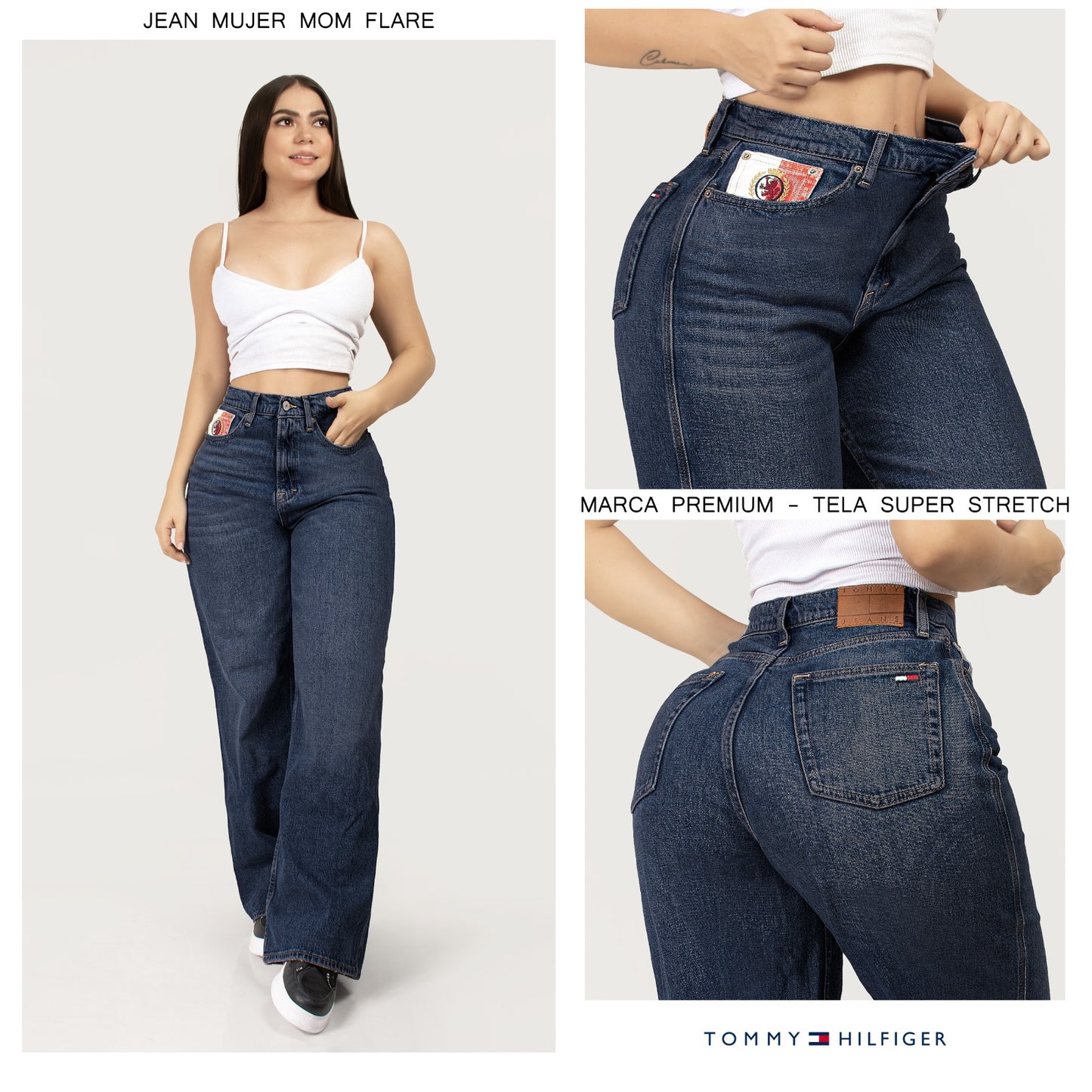 Jeans Premium Mujer TM-1545 Oscuro