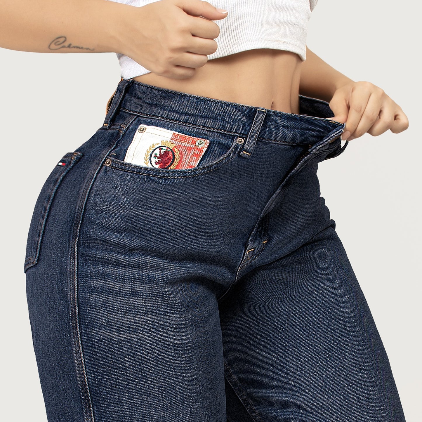 Jeans Premium Mujer TM-1545 Oscuro