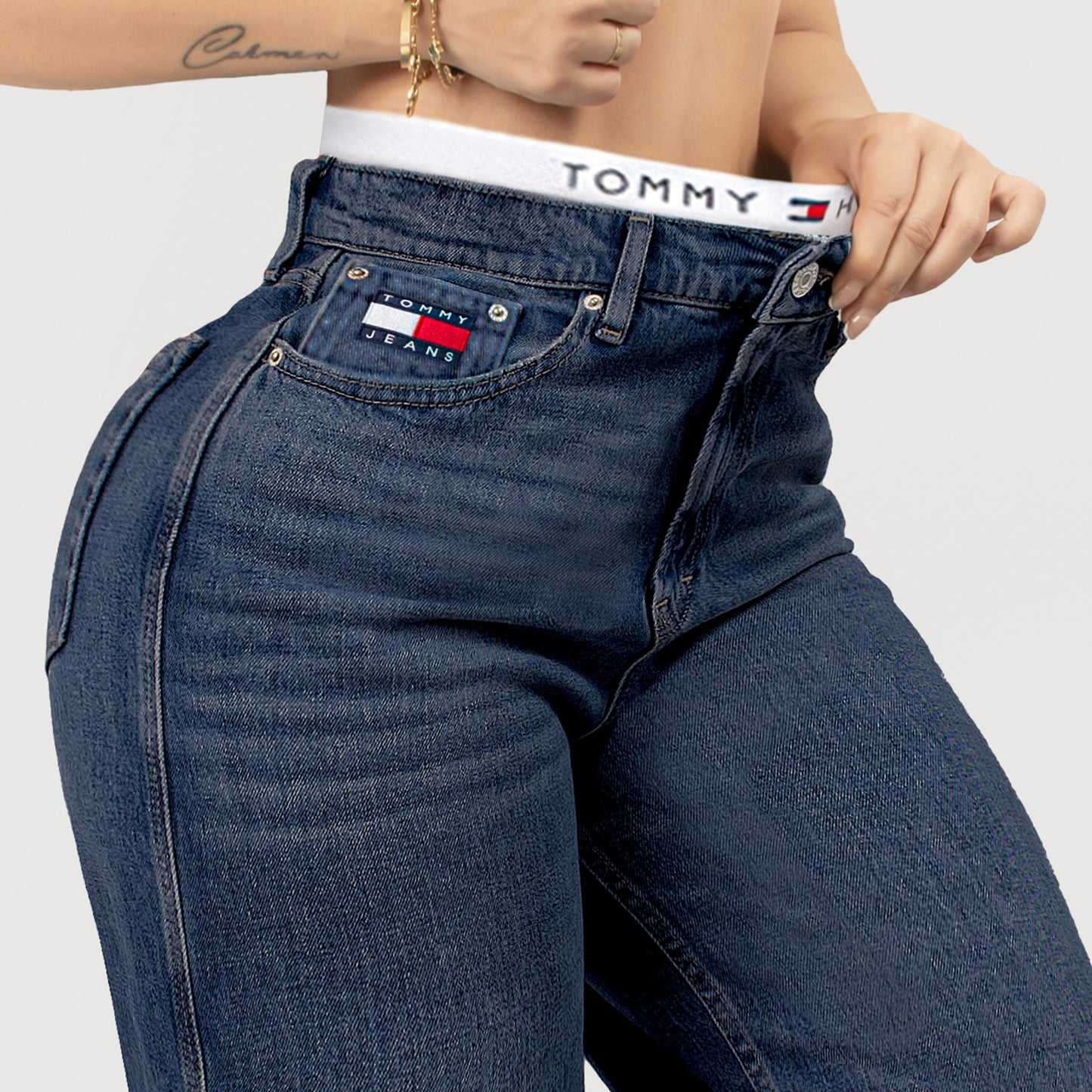 Jeans Premium Mujer TM-1555 Oscuro