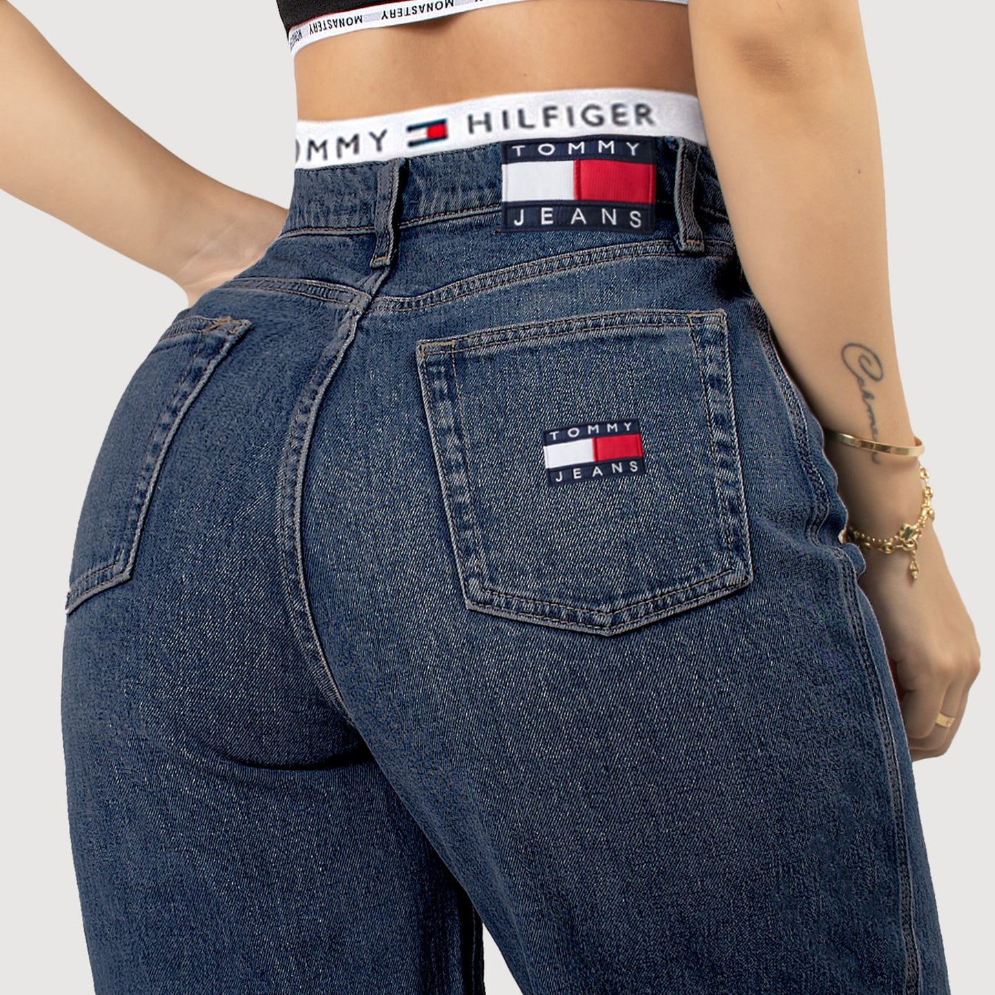Jeans Premium Mujer TM-1555 Oscuro
